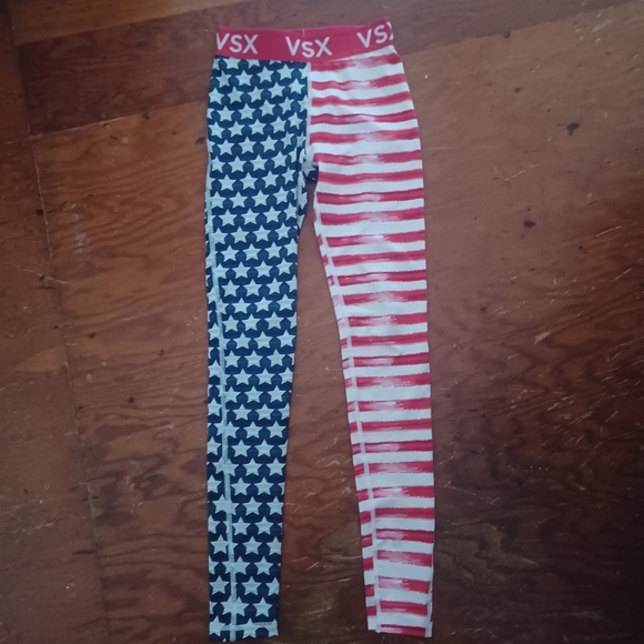 Patriotic Victoria Secret Leggings - Picture 1 of 5